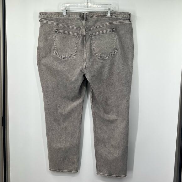 Abercrombie & Fitch The ‘90s Straight Jeans Ultra High Rise Gray NEW - Picture 6 of 8